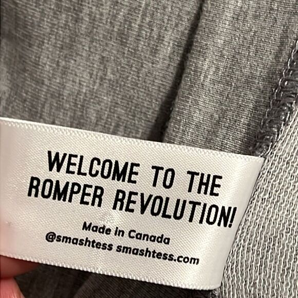 Smash + Tess Grey Essential Mini Sweat Dress‎ Size S - Picture 11 of 13